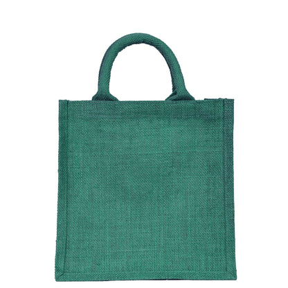 Eco-Friendly Jute Bags – Reusable Burlap Totes for Beach, Grocery, Gifts, Party Favors & Daily Use (Packs of 4)