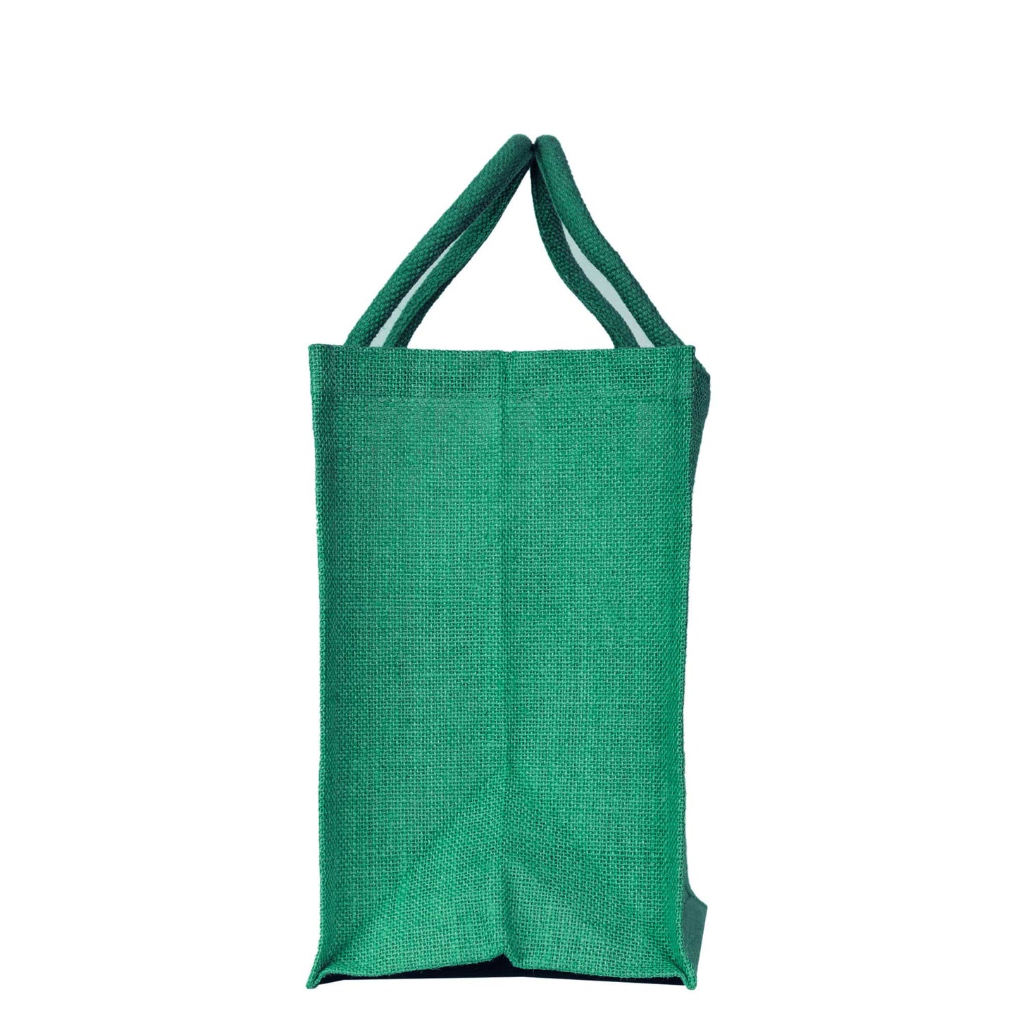 Jute Shopping Bags – Red, Pink, Green & Orange – Reusable Burlap Totes for Gifts, Promotions & More (Packs of 4)