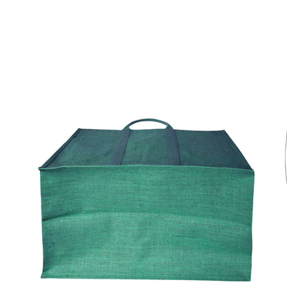 Jute Shopping Bags – Red, Pink, Green & Orange – Reusable Burlap Totes for Gifting, Promotions & Everyday Use (Packs of 4)