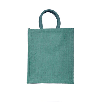 Burlap Jute Tote Shoulder Bags – Ideal for Travel, Weddings, Shopping & Promotional (Packs of 4)