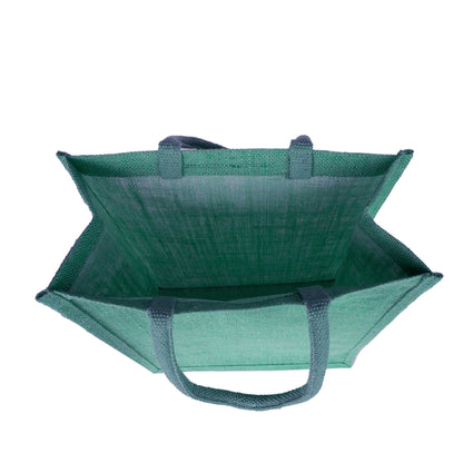 Burlap Jute Tote Shoulder Bags – Ideal for Travel, Weddings, Shopping & Promotional (Packs of 4)