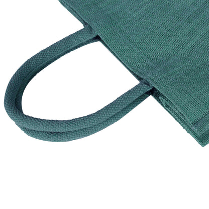 Burlap Jute Tote Shoulder Bags – Ideal for Travel, Weddings, Shopping & Promotional (Packs of 4)