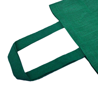 Jute Burlap Bags – Red, Pink, Green & Orange – Reusable for Gifts, Beach, Weddings & Shopping (Set of 4)