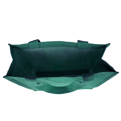 Reusable Jute Bags – Shopping, Gifting, Wedding, Daily Use – Deep Red, Pink, Green & Orange (Set of 4)