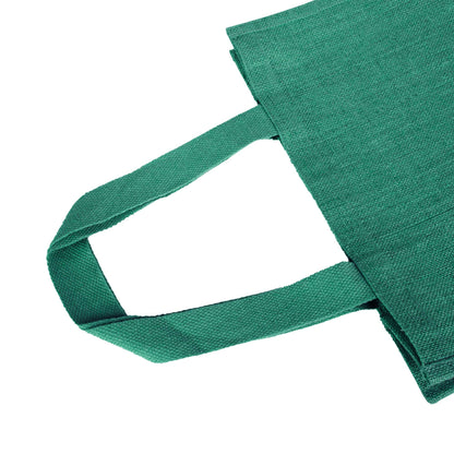 Reusable Jute Bags – Shopping, Gifting, Wedding, Daily Use – Deep Red, Pink, Green & Orange (Set of 4)