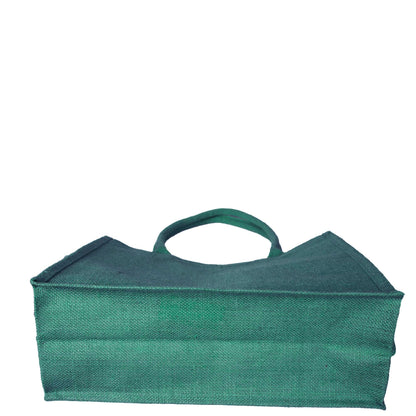 Jute Tote Bags – Ideal for Christmas Gifts, Weddings & Shopping – Deep Red, Pink, Green & Orange (Set of 4)