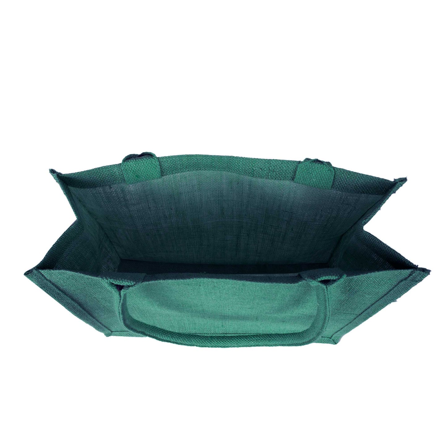 Jute Tote Bags – Shopping, Gifting, Weddings, Travel, Promotional–Deep Red, Pink, Green, Orange (Set of 4)