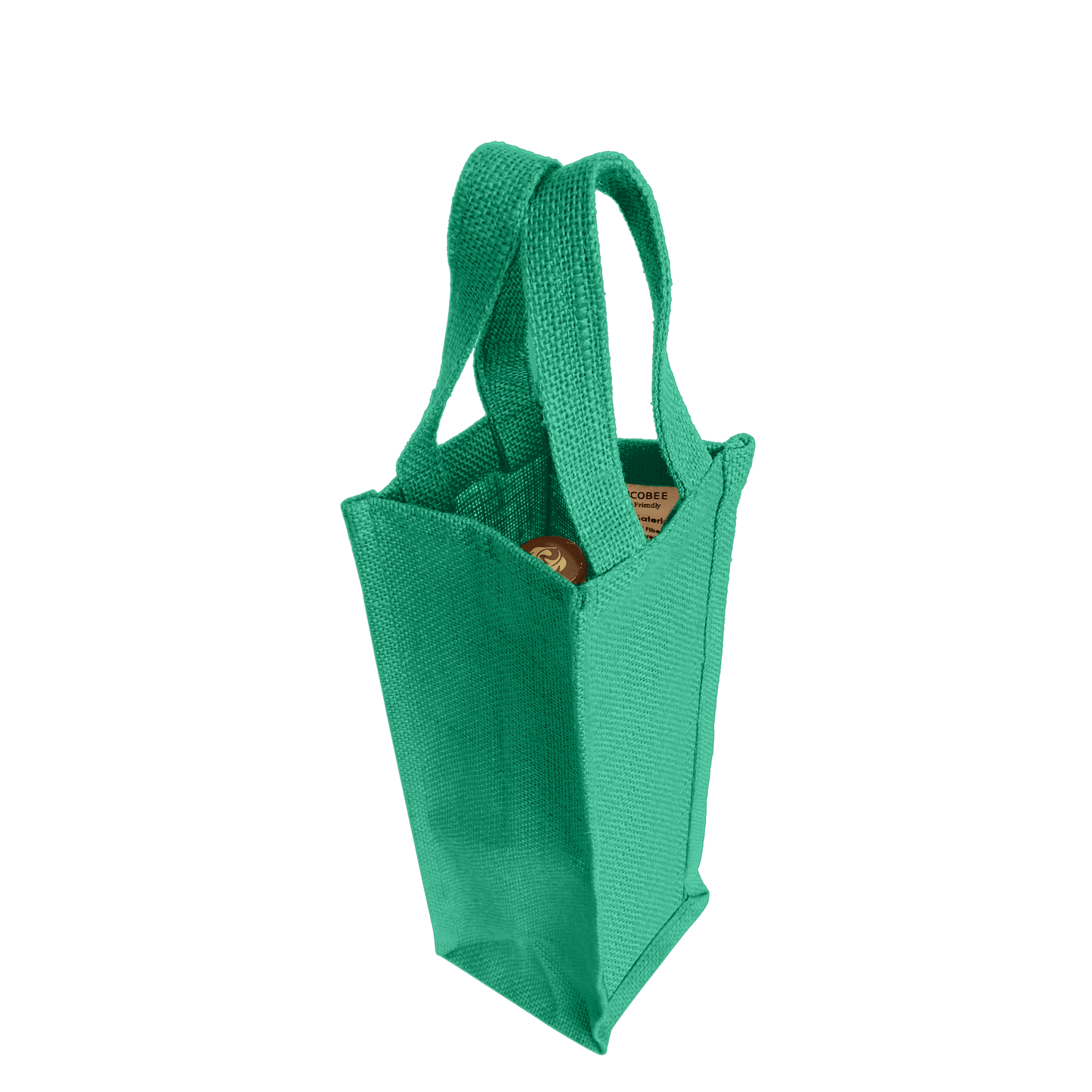 Coloured Jute Wine Gift Bags – Wholesale Reusable Bottle Bags with Handles for Weddings & Events (Pack of 6)