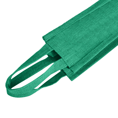 Coloured Jute Wine Gift Bags – Wholesale Reusable Bottle Bags with Handles for Weddings & Events (Pack of 6)