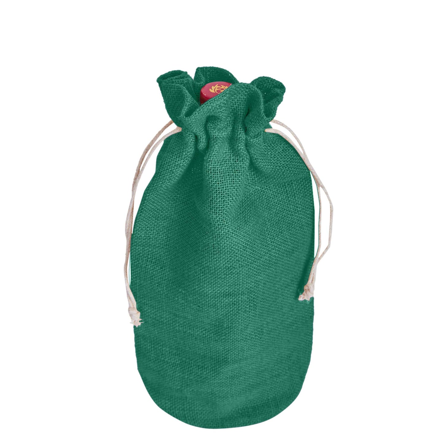 Colored Jute Wine Bottle Bags – Burlap Gift Pouches, Perfect for Weddings, Christmas, New Year, and Special Occasions (Set of 7)