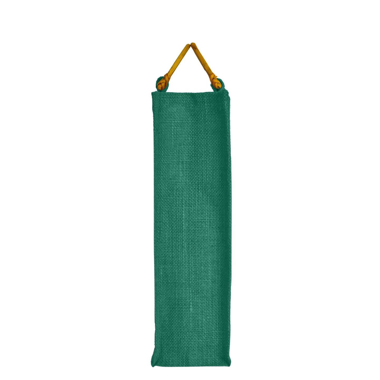 Coloured Reusable Jute Wine Bags with Cane Handles – New Year, Christmas, Gifting, Holidays & Party Favors (Packs of 7)