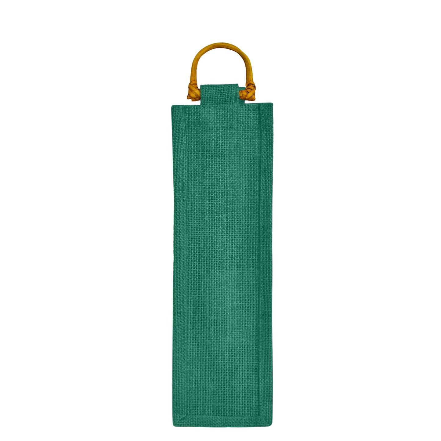 Coloured Reusable Jute Wine Bags with Cane Handles – New Year, Christmas, Gifting, Holidays & Party Favors (Packs of 7)