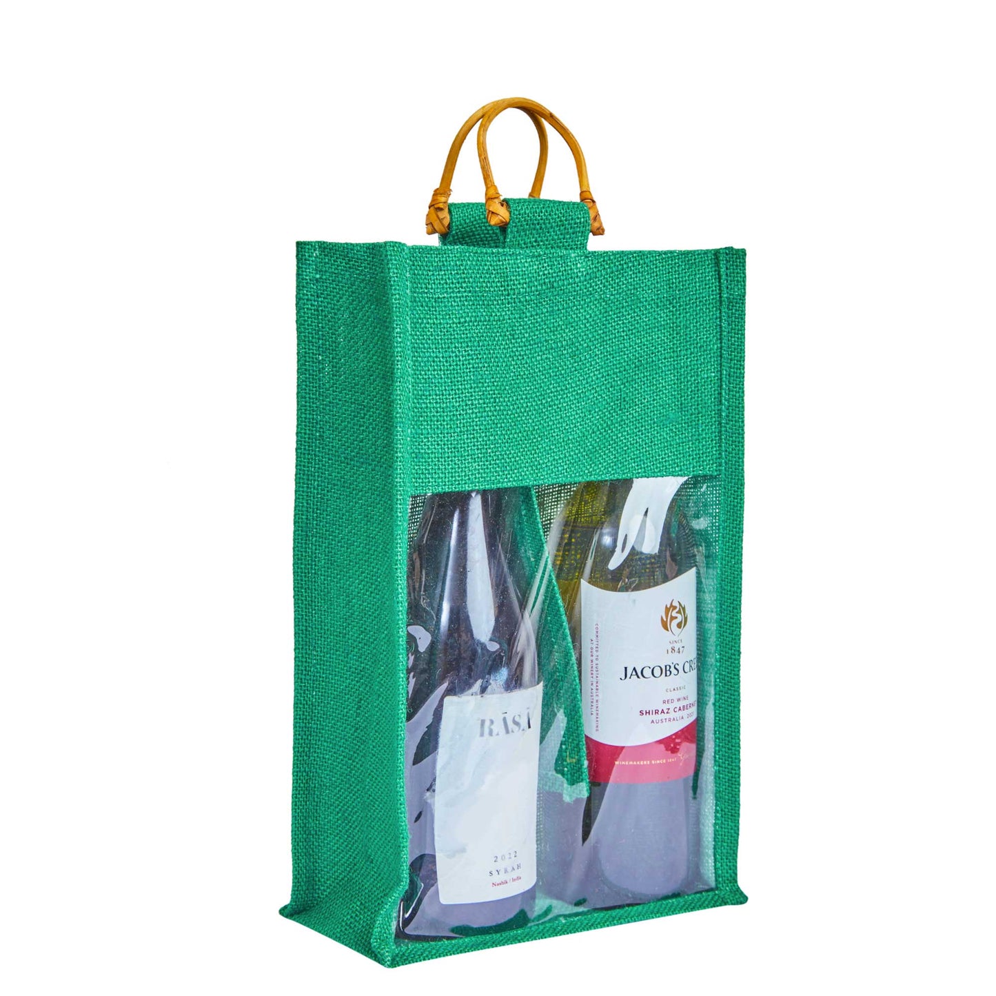Jute Wine Gift Bags – Reusable 2-Bottle Colored Tote Bags – Weddings, Birthdays, Christmas, &  Special Occasions (Packs of 6)