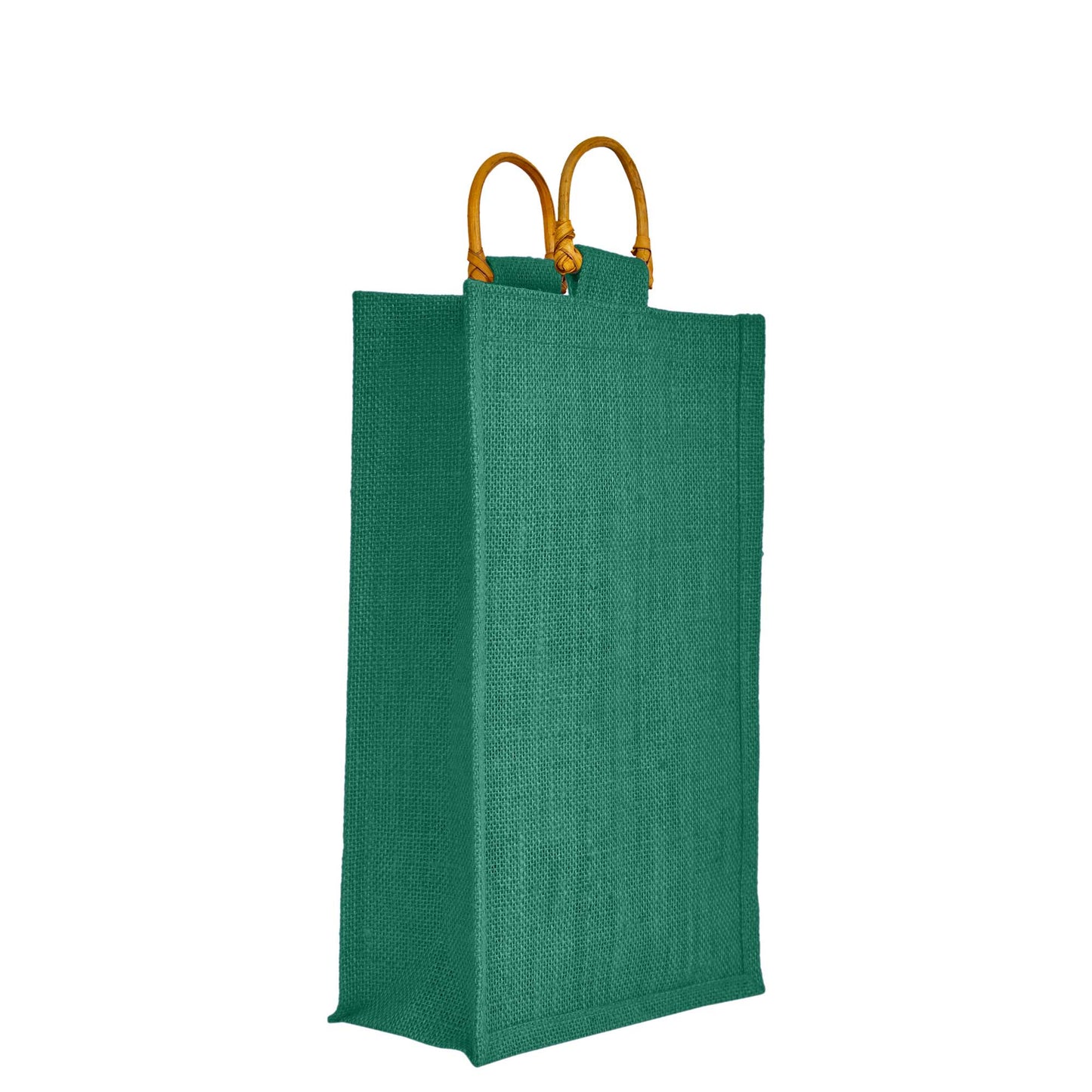 Coloured Jute Wine Burlap Gift Bags – Reusable 2-Bottle Totes, Gifting, Weddings, Parties & Holidays (Packs of 6)