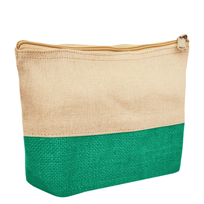 High Quality Stylish  Canvas Jute Cosmetic Pouches Pack of 6 for Women Wholesale Supply