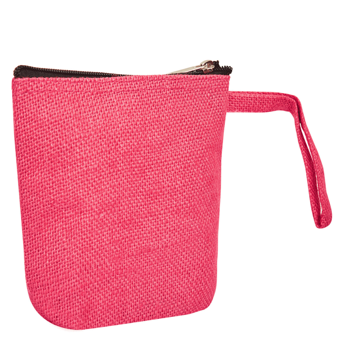 Jute Cosmetic Bags for Women – Burlap Makeup, Toiletry & Coin Pouches, Perfect for Travel or Gifting  (Packs of 6)