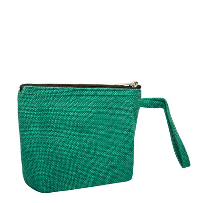 Jute Cosmetic Bags for Women – Burlap Makeup, Toiletry & Coin Pouches, Perfect for Travel or Gifting  (Packs of 6)