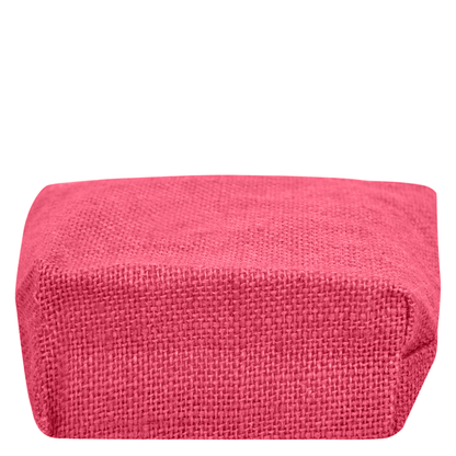 Jute Cosmetic Bags for Women – Burlap Makeup, Toiletry & Coin Pouches, Perfect for Travel or Gifting  (Packs of 6)