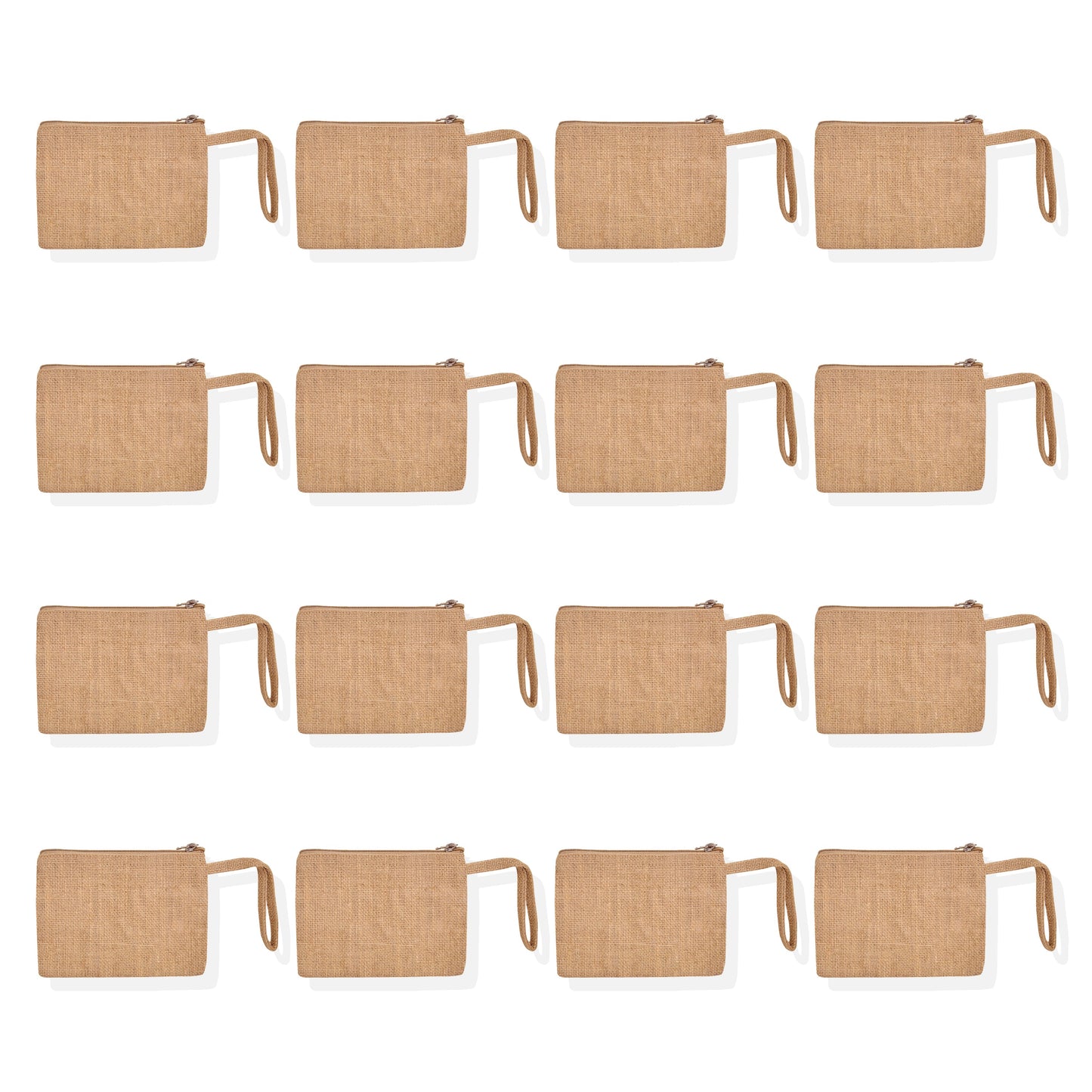 Durable Compact  Unisex Cosmetic Travel Pouches Pack of 16 for Women Wholesale Supply