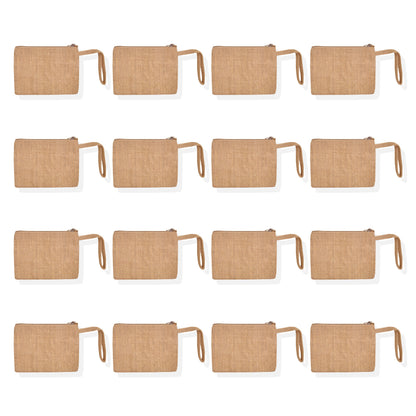 Durable Compact  Unisex Cosmetic Travel Pouches Pack of 16 for Women Wholesale Supply