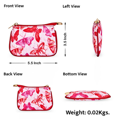 Practical Coin Pouch for Women with Leather Features