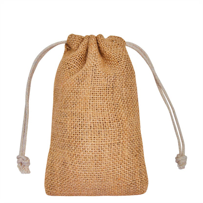 Small Burlap Gift Bags with Drawstring –  Jute Pouches for Weddings, Birthdays, Christmas, New Year, Thanks Giving (12 PCS)