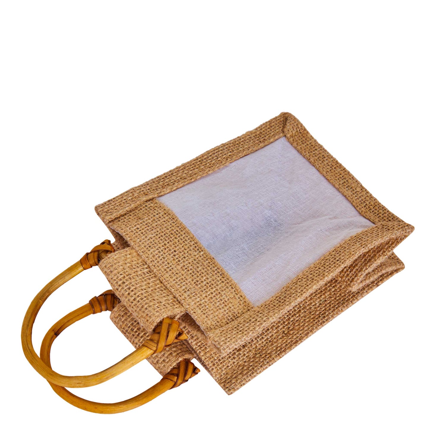 Natural Burlap Gift Bags, – Favour Bags for Weddings, Christmas, New Year, Parties, Birthday Gifts (Set of 12 )