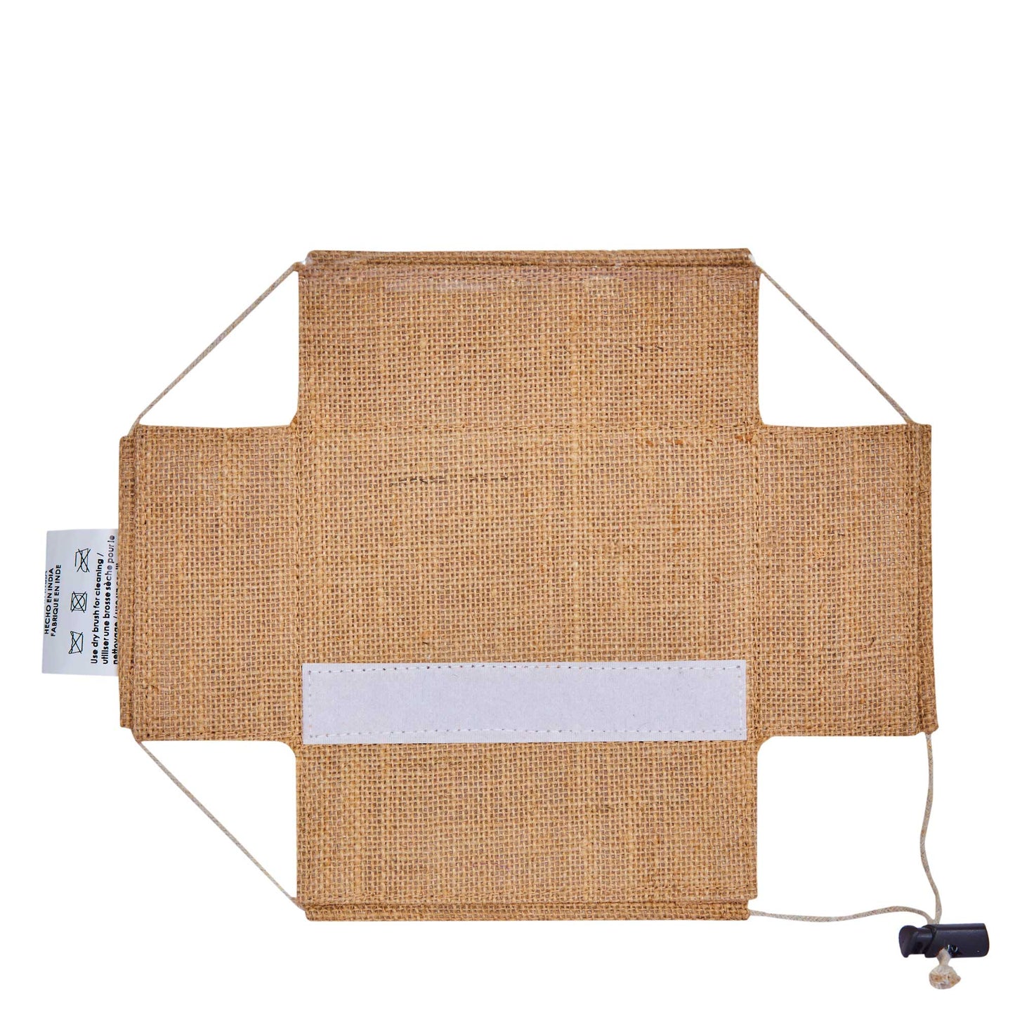 Jute Burlap Gift Bags with Drawstring & PVC Window, Reusable Weddings, Bridesmaid Gifts, Party Favors, Storage (Pack of 12)