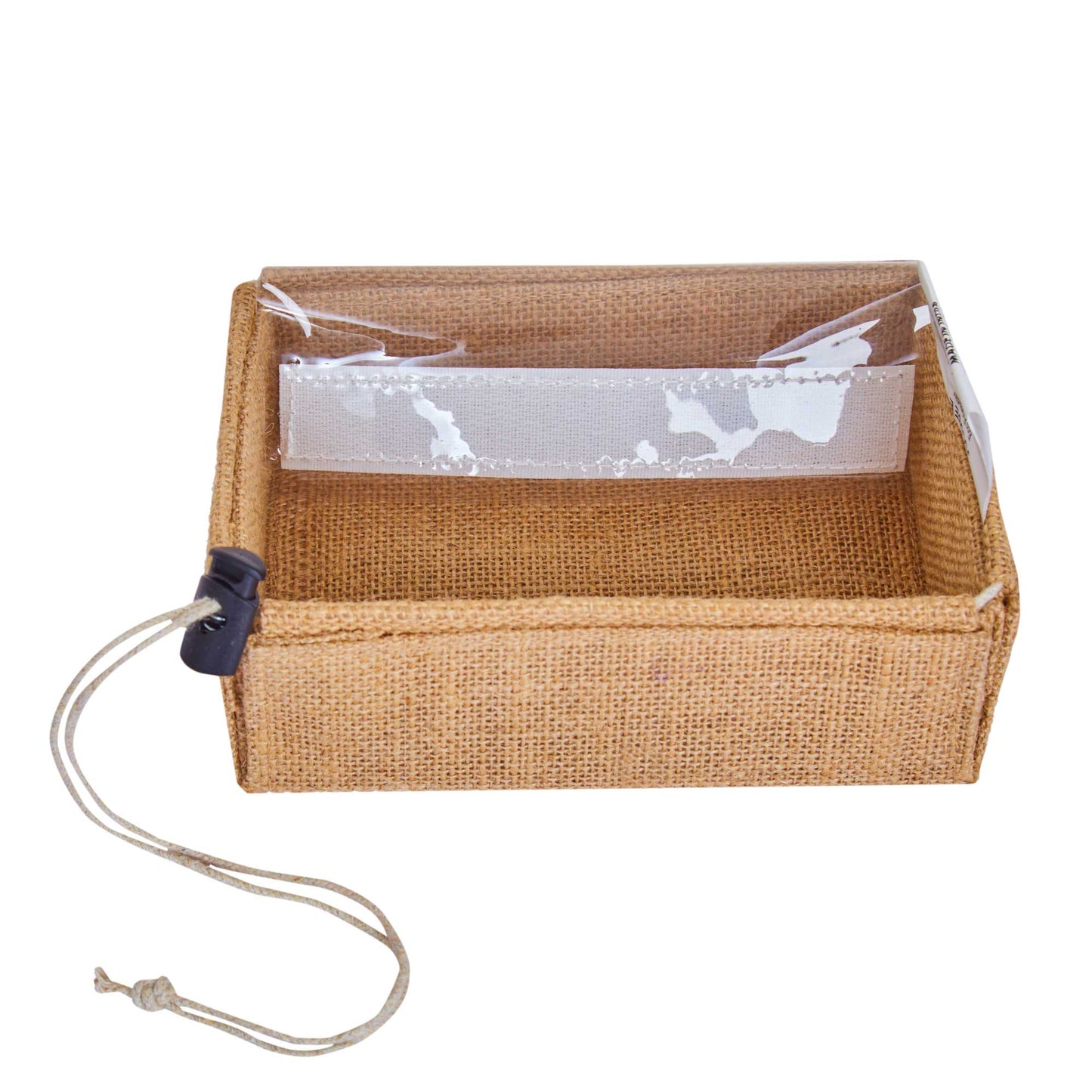 Jute Burlap Gift Bags with Drawstring & PVC Window, Reusable Weddings, Bridesmaid Gifts, Party Favors, Storage (Pack of 12)