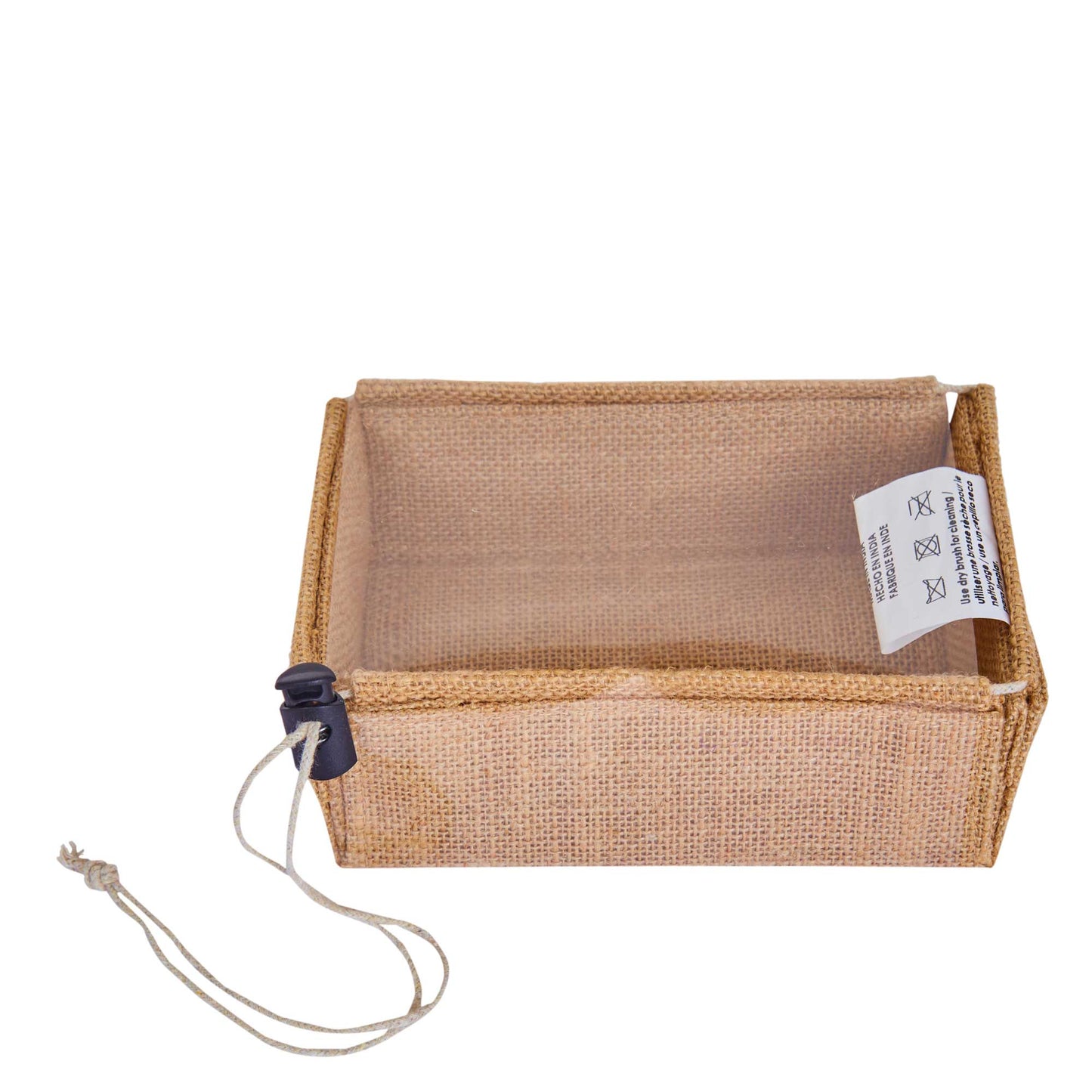 Jute Burlap Gift Bags with Drawstring & PVC Window, Reusable Weddings, Bridesmaid Gifts, Party Favors, Storage (Pack of 12)