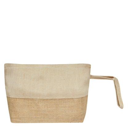 Modern Premium  Jute Cosmetic Travel Organizer Pouch for Women Wholesale Supply