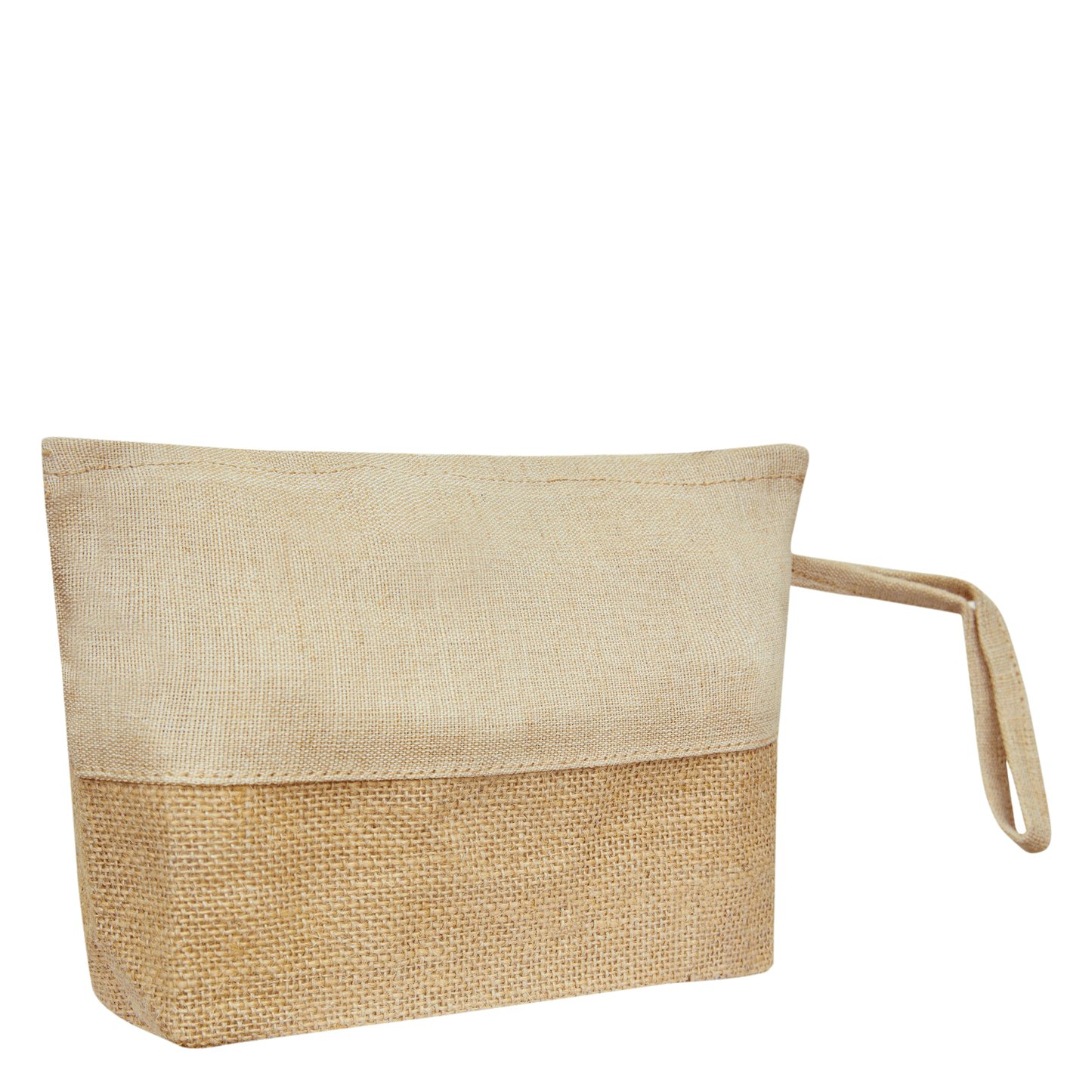 Modern Premium  Jute Cosmetic Travel Organizer Pouch for Women Wholesale Supply