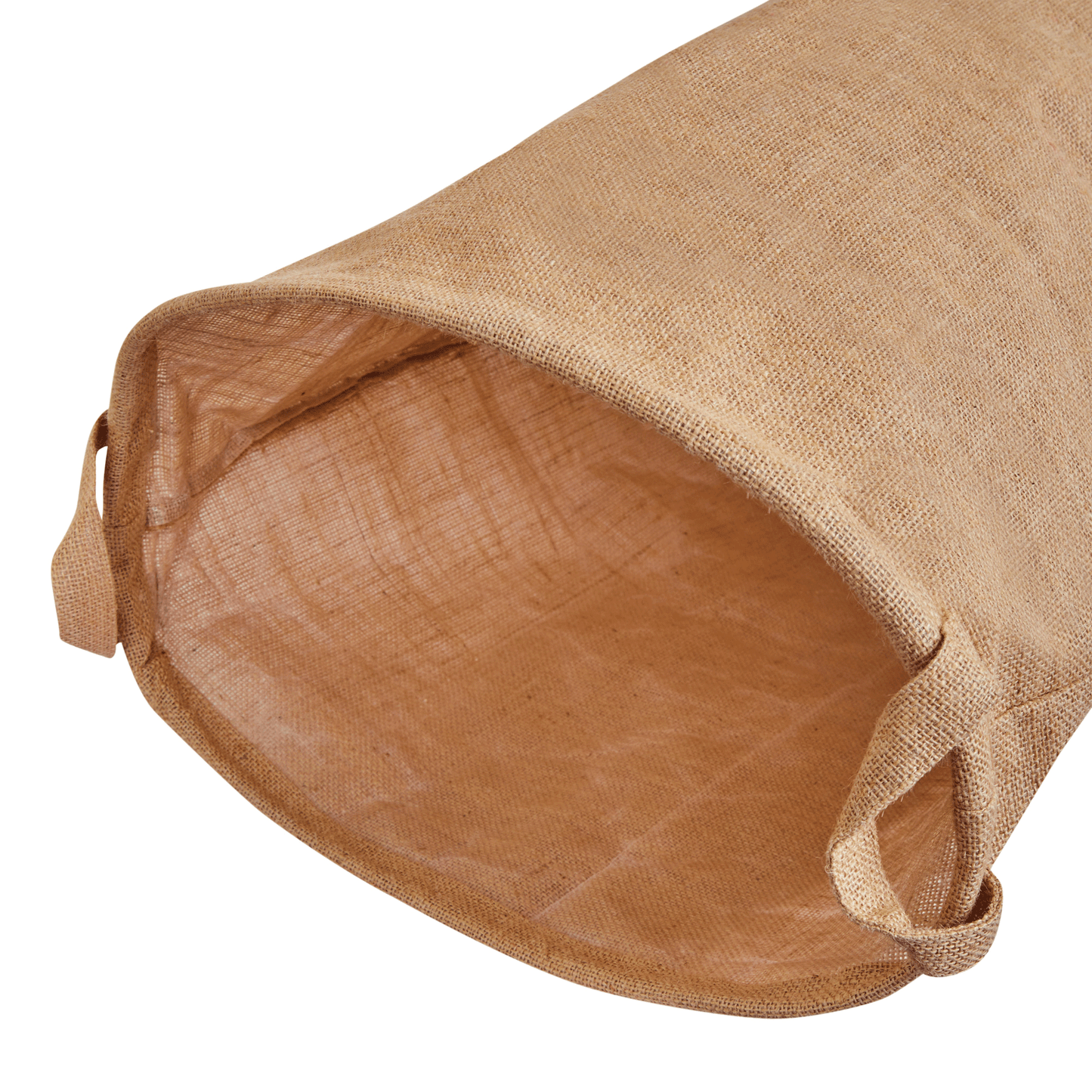 Jute Storage Bins | Burlap Basket for Dirty Clothes, Toys, Blankets  | Ideal for Bedroom & Nursery | Natural Jute | Pack of 8.