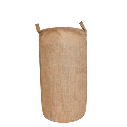 Jute Storage Baskets – Laundry  Storage Basket with Handles for Living Room, Bedroom – Multi-Purpose Organizer for Clothes, Toys (Packs of 8)