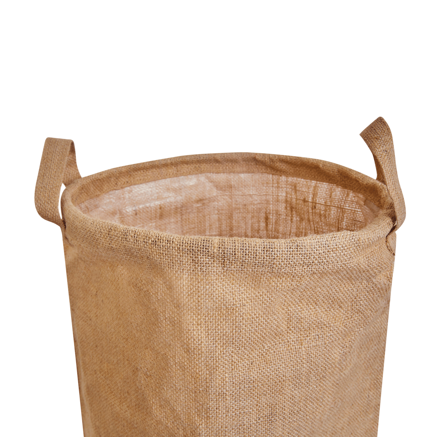 Jute Storage Baskets – Laundry  Storage Basket with Handles for Living Room, Bedroom – Multi-Purpose Organizer for Clothes, Toys (Packs of 8)