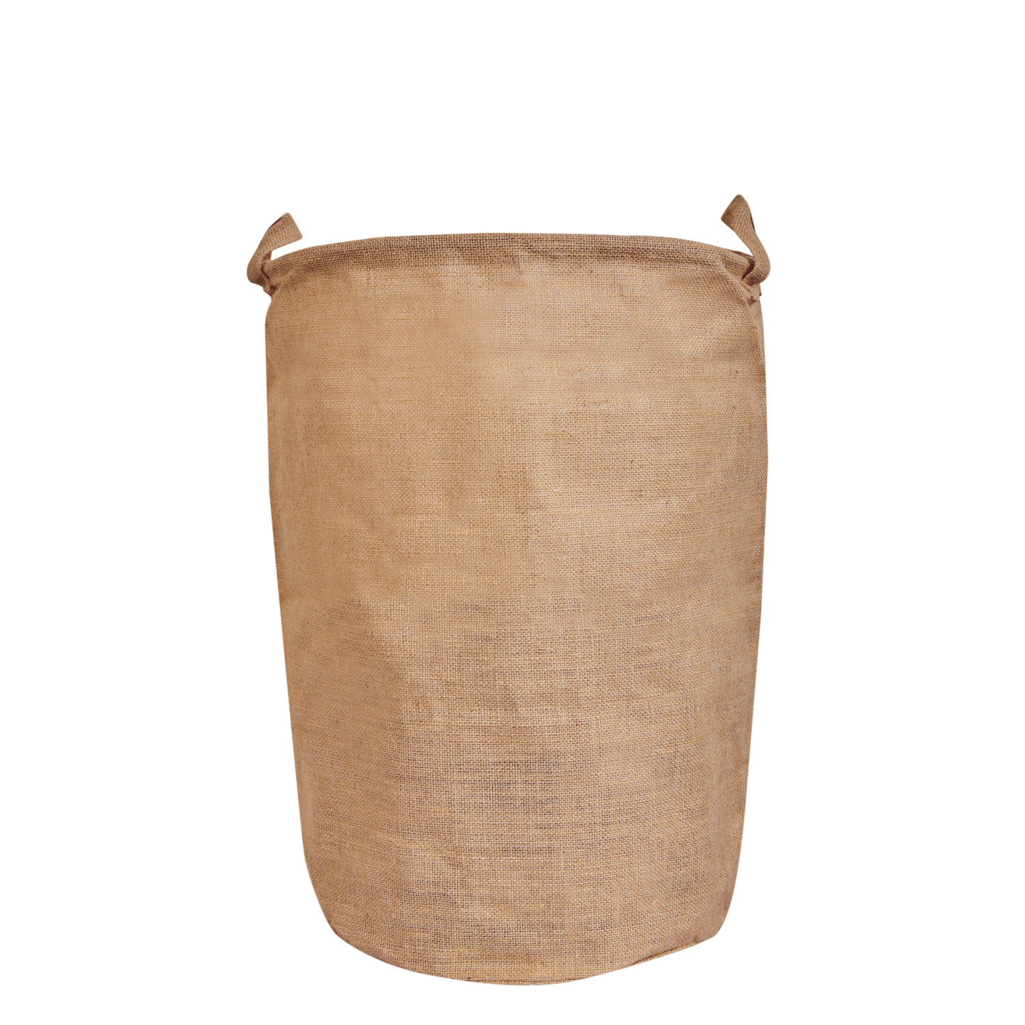 Burlap Jute Storage Baskets – Laundry B Storage Basket with Handles for Living Room, Bedroom – Ideal for Nursery, Toys, Clothes (Packs of 8)