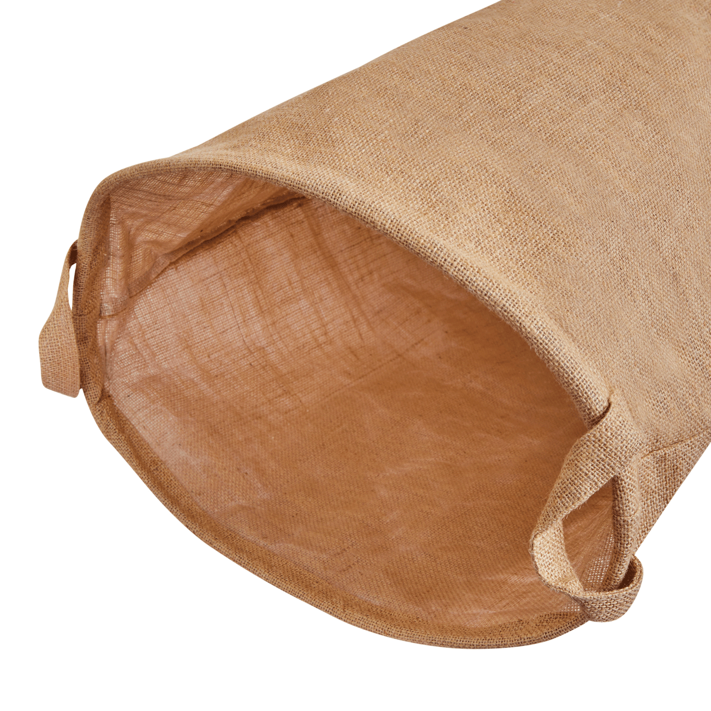 Burlap Jute Storage Baskets – Laundry B Storage Basket with Handles for Living Room, Bedroom – Ideal for Nursery, Toys, Clothes (Packs of 8)