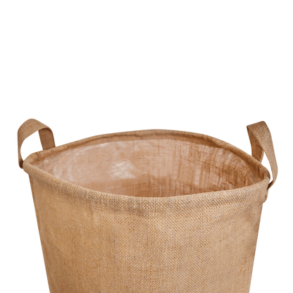 Jute Laundry Bags – Durable Burlap Storage Bags for Dirty Clothes, Home Laundry & Organization (Packs of 8)