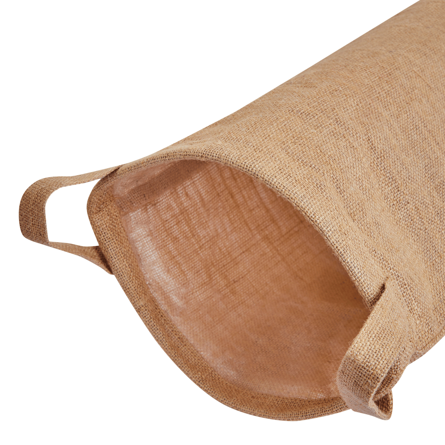 Collapsible Jute Burlap Storage Bins – Handles for Toys, Clothes & Cabinet Organization (Packs of 8)