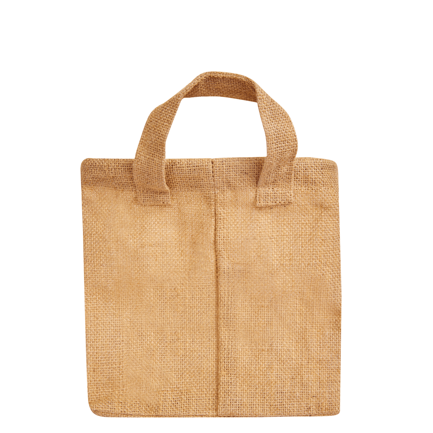 Natural Burlap Jute Storage Baskets with Handles – Collapsible Freestanding Hampers for Clothes & Toys (Set of 8)