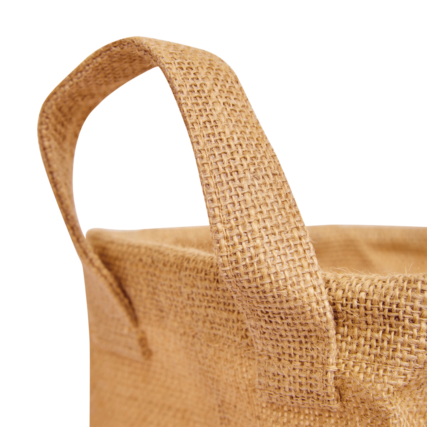 Jute Storage Baskets – Small Wicker Hampers for Clothes, Books, Toys, Natural Bedroom Organizer (Packs of 8)