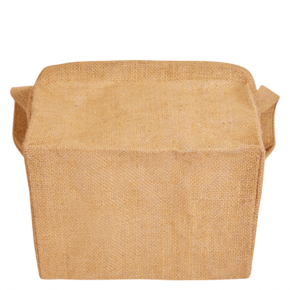 Jute Storage Baskets – Small Wicker Hampers for Clothes, Books, Toys, Natural Bedroom Organizer (Packs of 8)