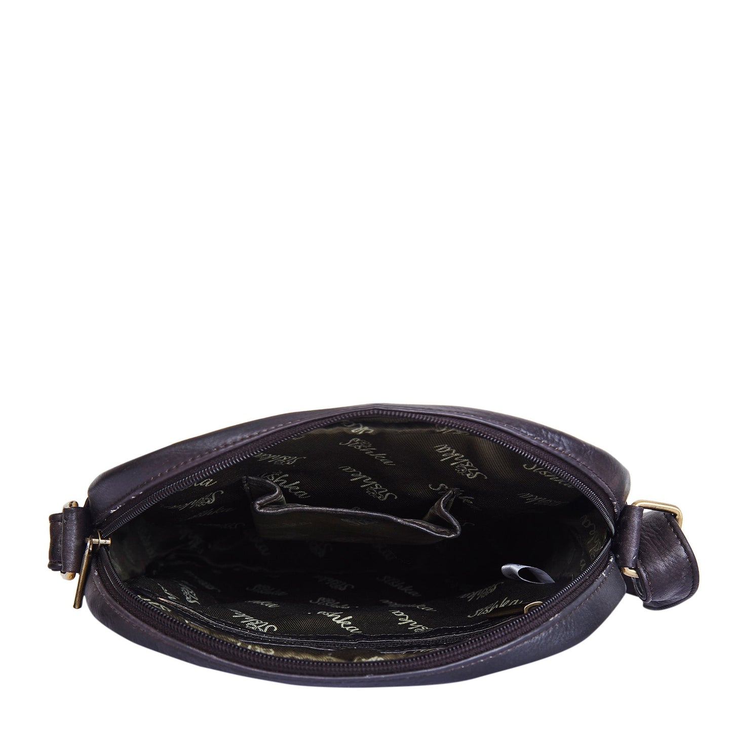 Flaming Hot Artwork Crossbody Bag with Adjustable Strap