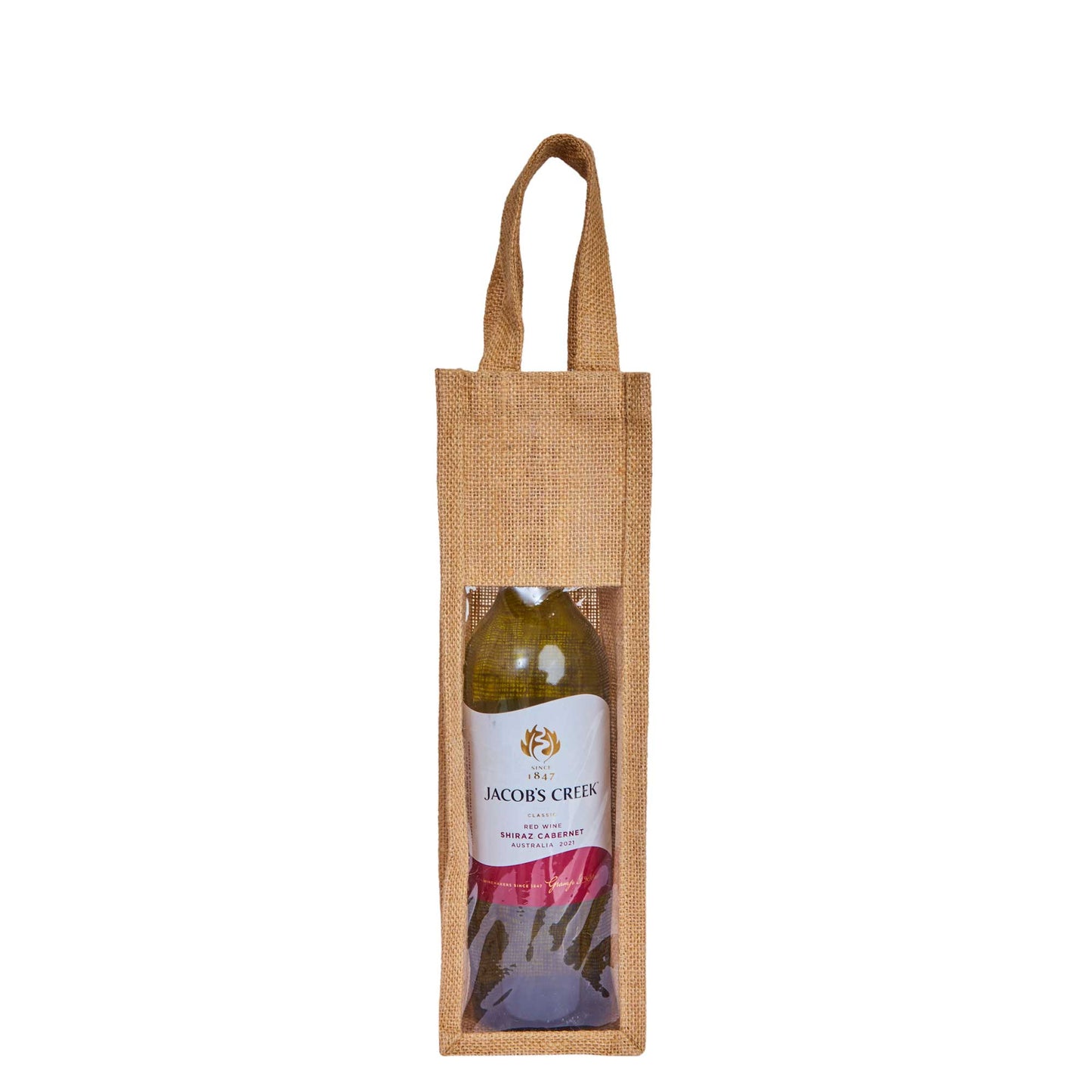 Natural Burlap Jute Wine Gift Bags– Reusable Bottle Totes, Ideal for Parties, Weddings, Christmas & Gift Packaging (Packs of 12 )