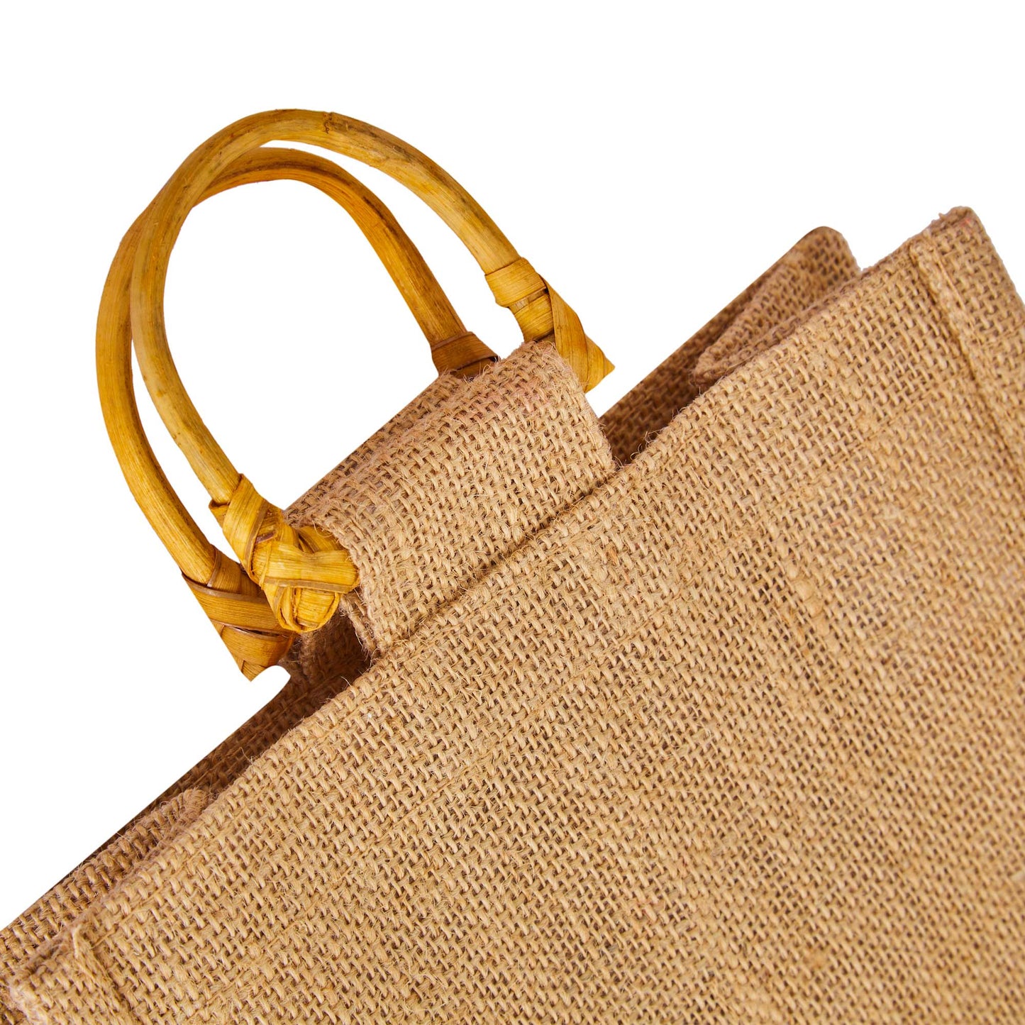 Jute Wine Gift Bags with Cane Handles – 2-Bottle  Burlap Totes for Wine, Christmas, Weddings, New Year & Special Occasions (Packs of 12)